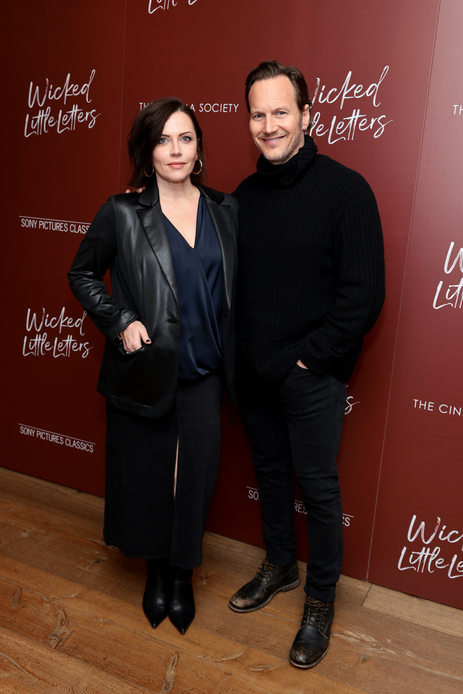 Dagmara Domińczyk i Patrick Wilson w 2024 roku. (Fot. Dimitrios Kambouris/Getty Images)
