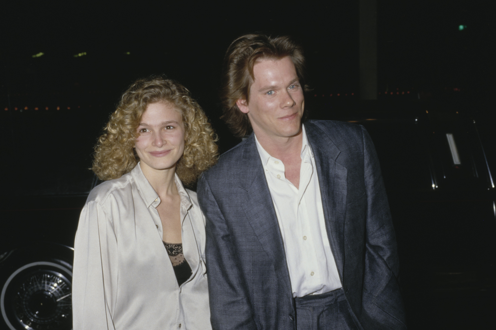 Kyra Sedgwick i Kevin Bacon w 1988 roku. (Fot. Vinnie Zuffante/Getty Images)