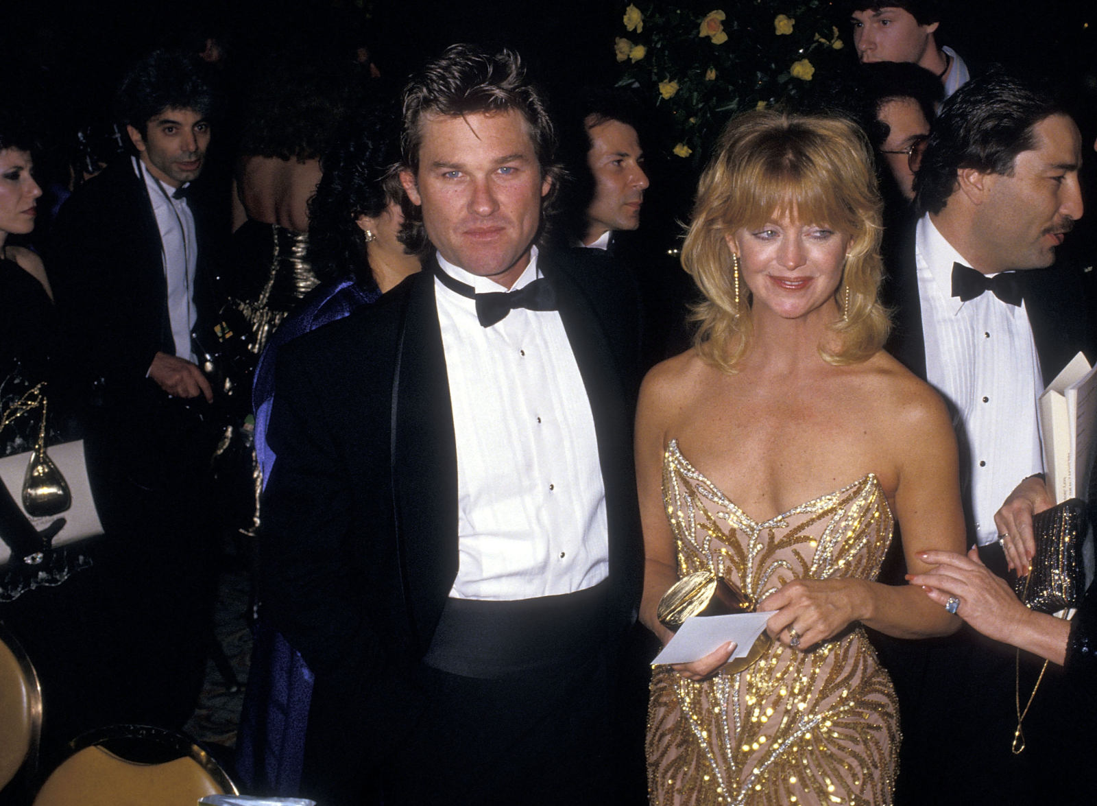 Kurt Russell i Goldie Hawn w 1987 roku. (Fot. Ron Galella, Ltd./Ron Galella Collection via Getty Images)