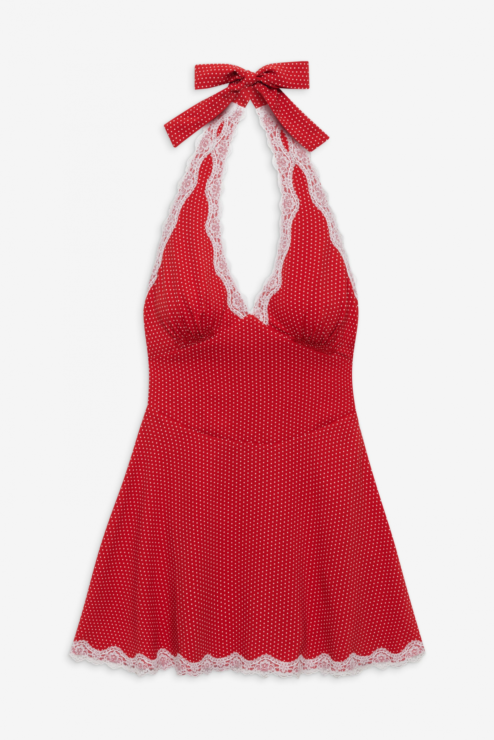 Sukienka wiązana na szyję marki Frankies Bikinis (Fot. Materiały prasowe)