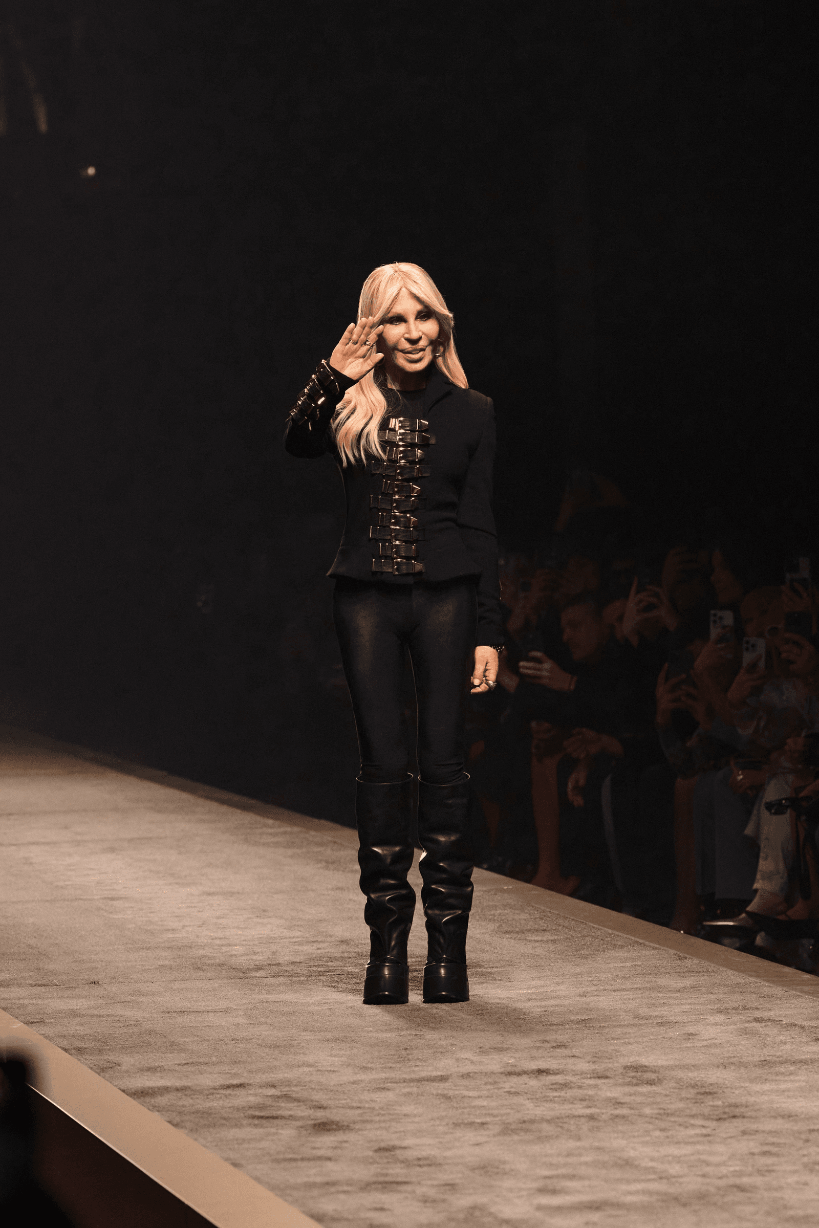 Donatella Versace (Fot. Alessandro Lucioni / Gorunway.com)