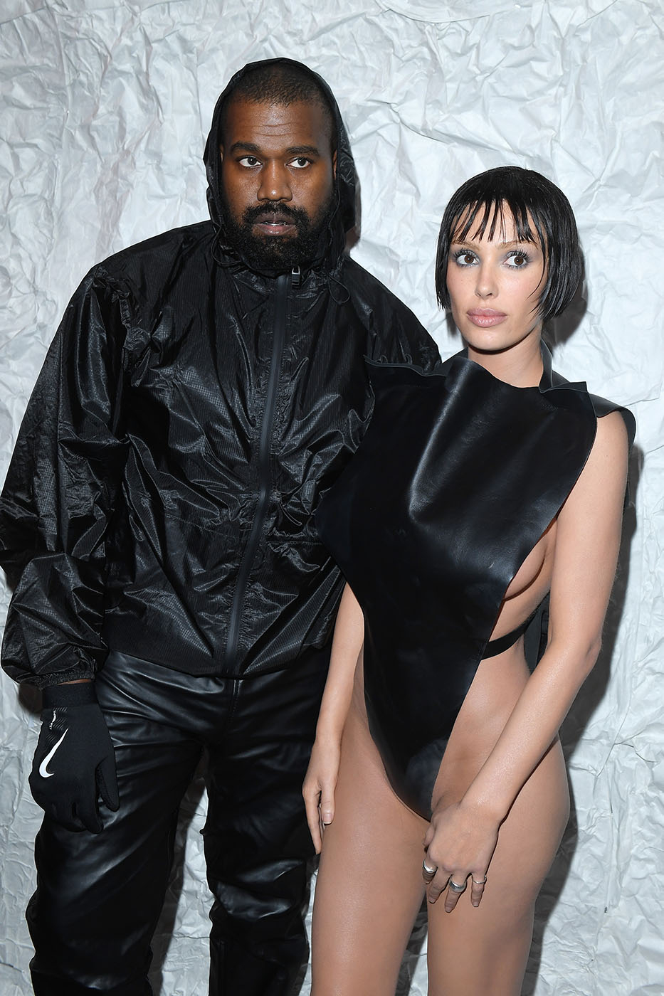 Bianca Censori i Kanye West podczas tygodnia mody w Mediolanie (Fot. Alessandro Levati/Getty Images for Marni Srl)