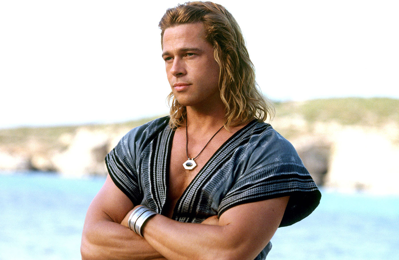 Brad Pitt w filmie Troja (Fot. Warner Bros / Helena Productions/Collection Christophel/East New)