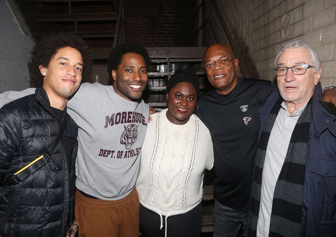 Julian Henry De Niro, John David Washington, Danielle Brooks, Samuel L. Jackson i Robert De Niro (Fot. Bruce Glikas/WireImage)