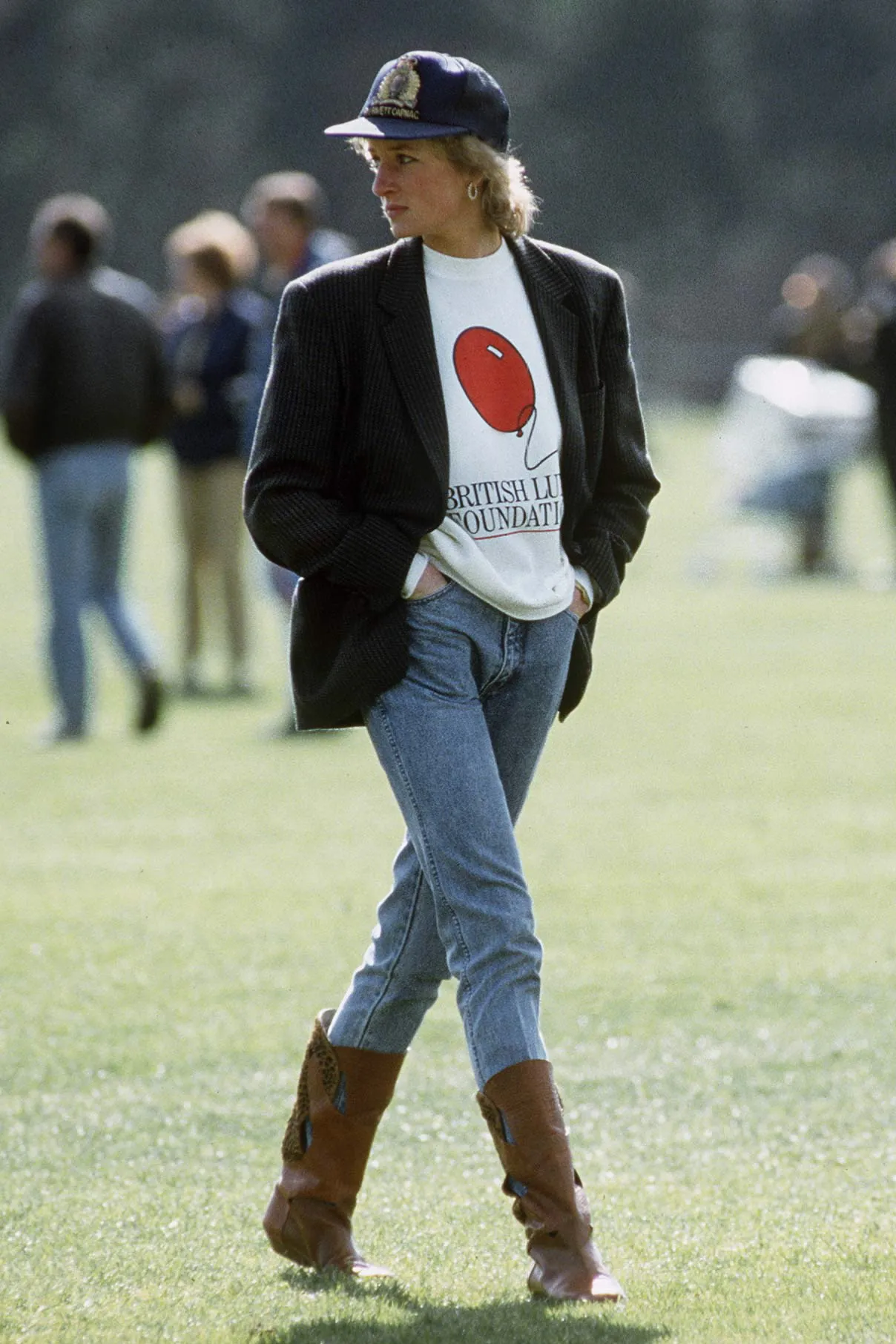 Diana była wielką fanką jeansów slim (Fot. Getty Images)