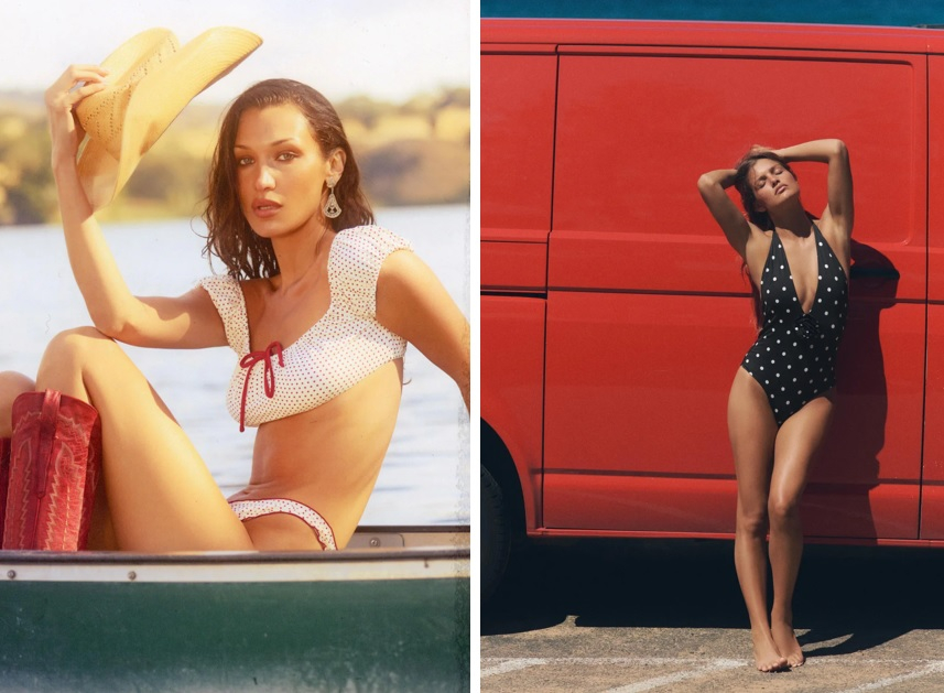 Bella Hadid x Frankies Bikinis; Zara / Fot. materiały prasowe