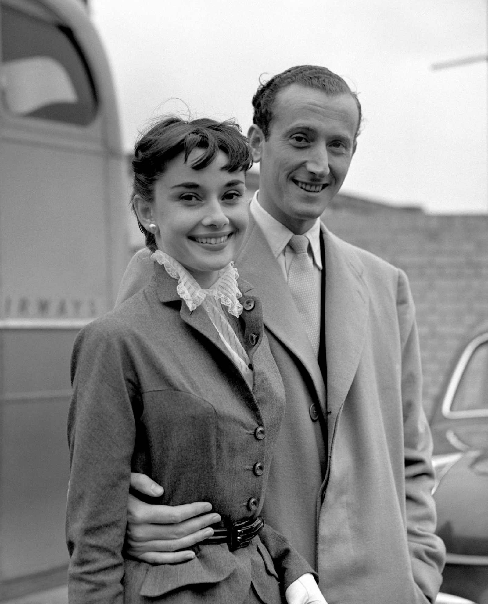 Z narzeczonym, Jamesem Hansonem w 1952 r. / Fot. PA Images via Getty Images