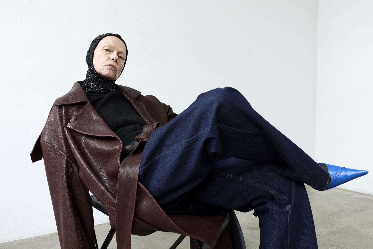 Twarzą kampanii została Sonja Junoso, 63-letnia modelka, muza projektanta. / Fot. Materiały prasowe