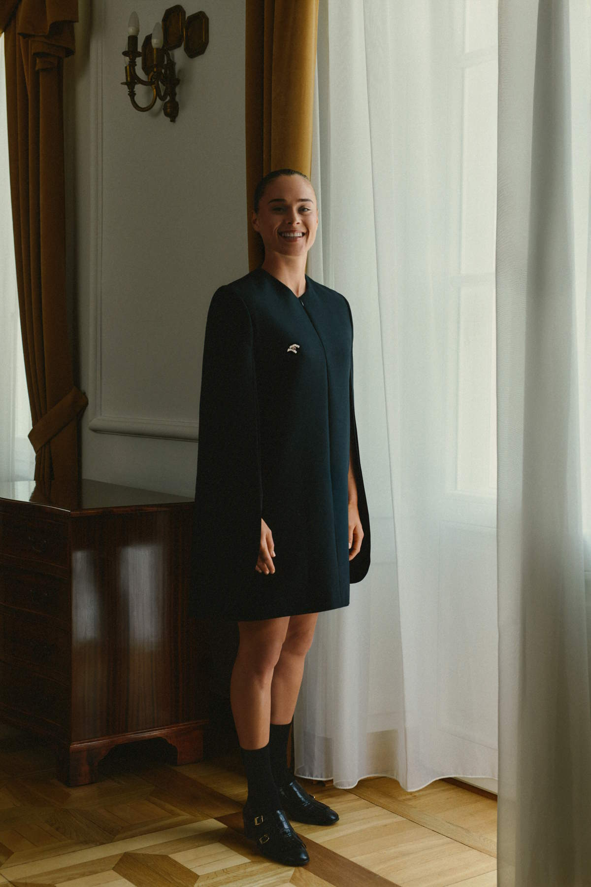 Ewa Pajor, kapitanka polskiej reprezentacji narodowej w piłce nożnej w sesji „Vogue Polska”.