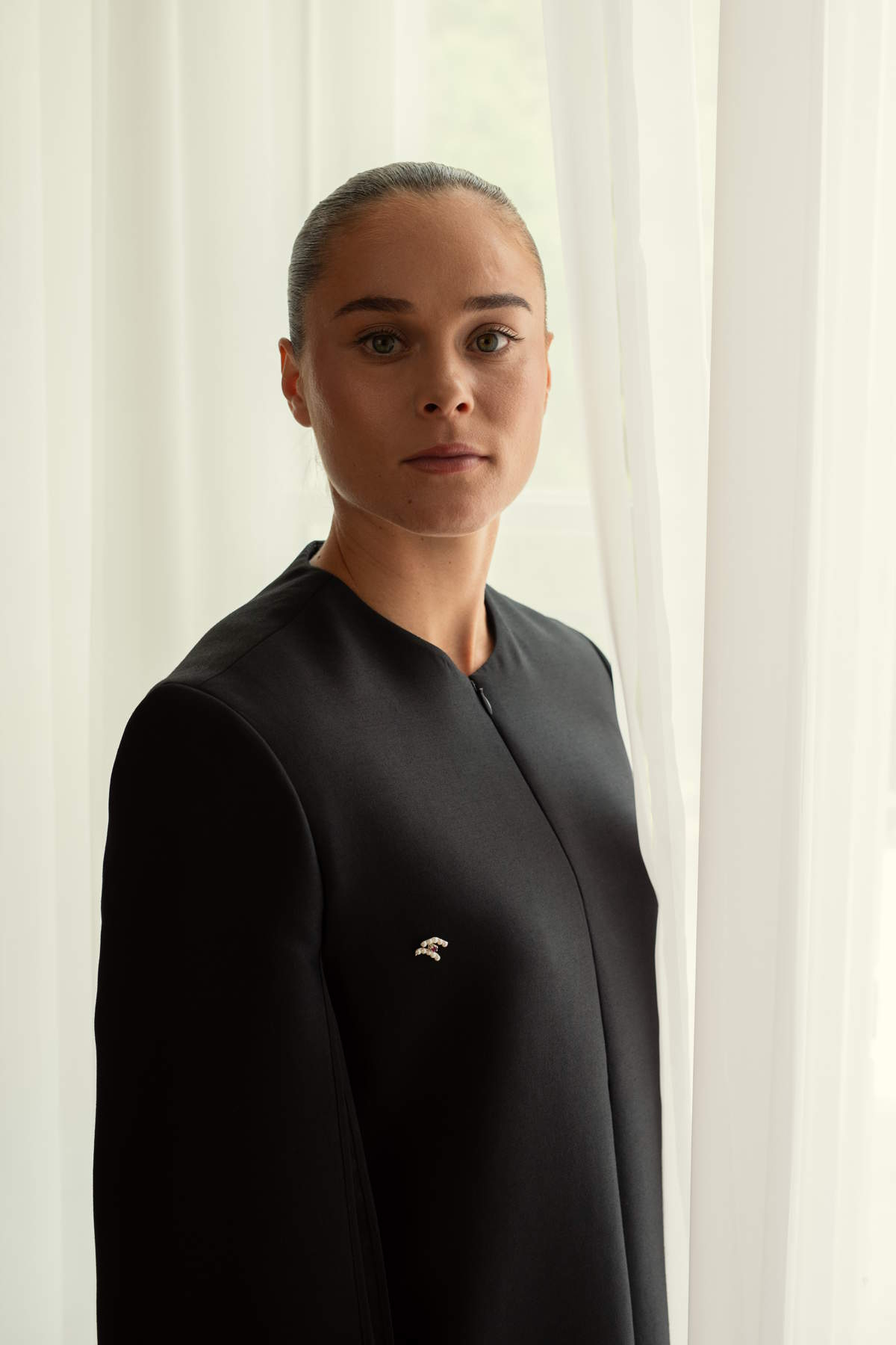 Ewa Pajor, kapitanka polskiej reprezentacji narodowej w piłce nożnej w sesji „Vogue Polska”.
