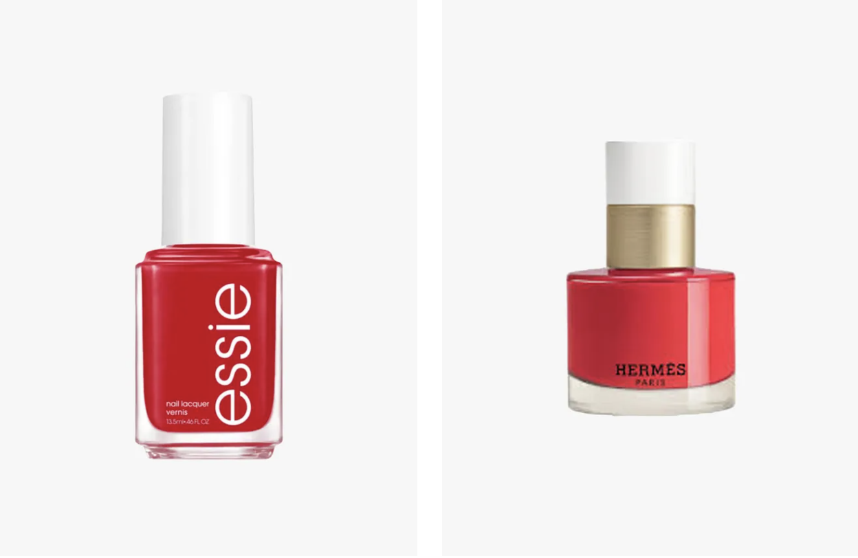 Lakier Essie Not Red-y For Bed, Hermes 46 Rouge Exotique (Fot. Materiały prasowe)