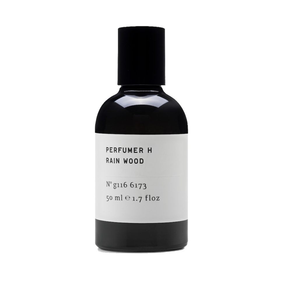 Perfumy na jesień w eleganckiej butelce, o nazwie Rain Wood, 50 ml. Idealne na chłodne dni.