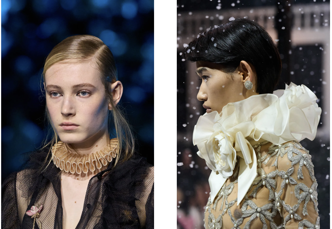 Dior jesień-zima 2026; Richard Quinn jesień-zima 202 2026 (Fot. Spotlight.Launchmetrics)