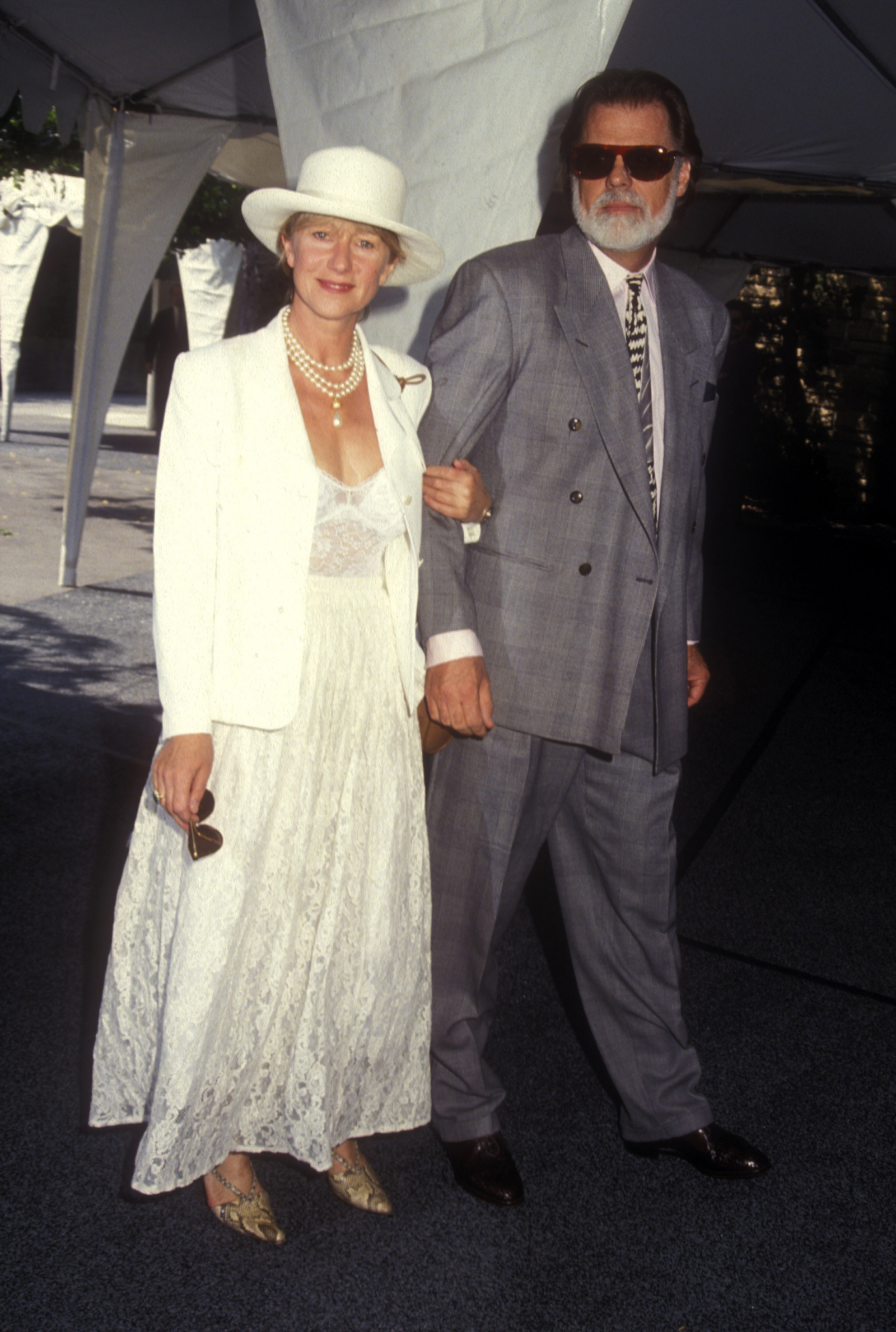 Helen Mirren i Taylor Hackford w Los Angeles w 1993 roku (Fot. Barry King/WireImage)