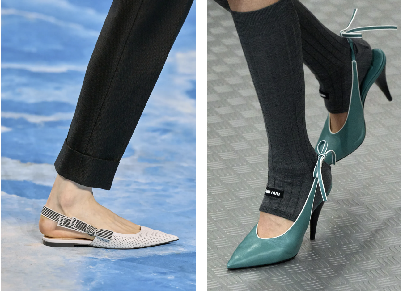 Dior, Miu Miu wiosna-lato 2025 (Fot. Spotlight.Launchmetrics)