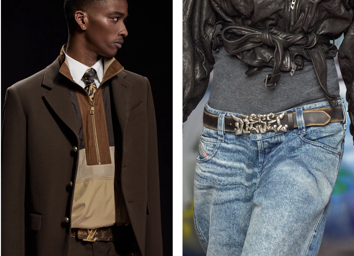 Louis Vuitton jesień-zima 2025-2026, Diesel jesień-zima 2025-2026 (Fot. Spotlight.Launchmetrics)