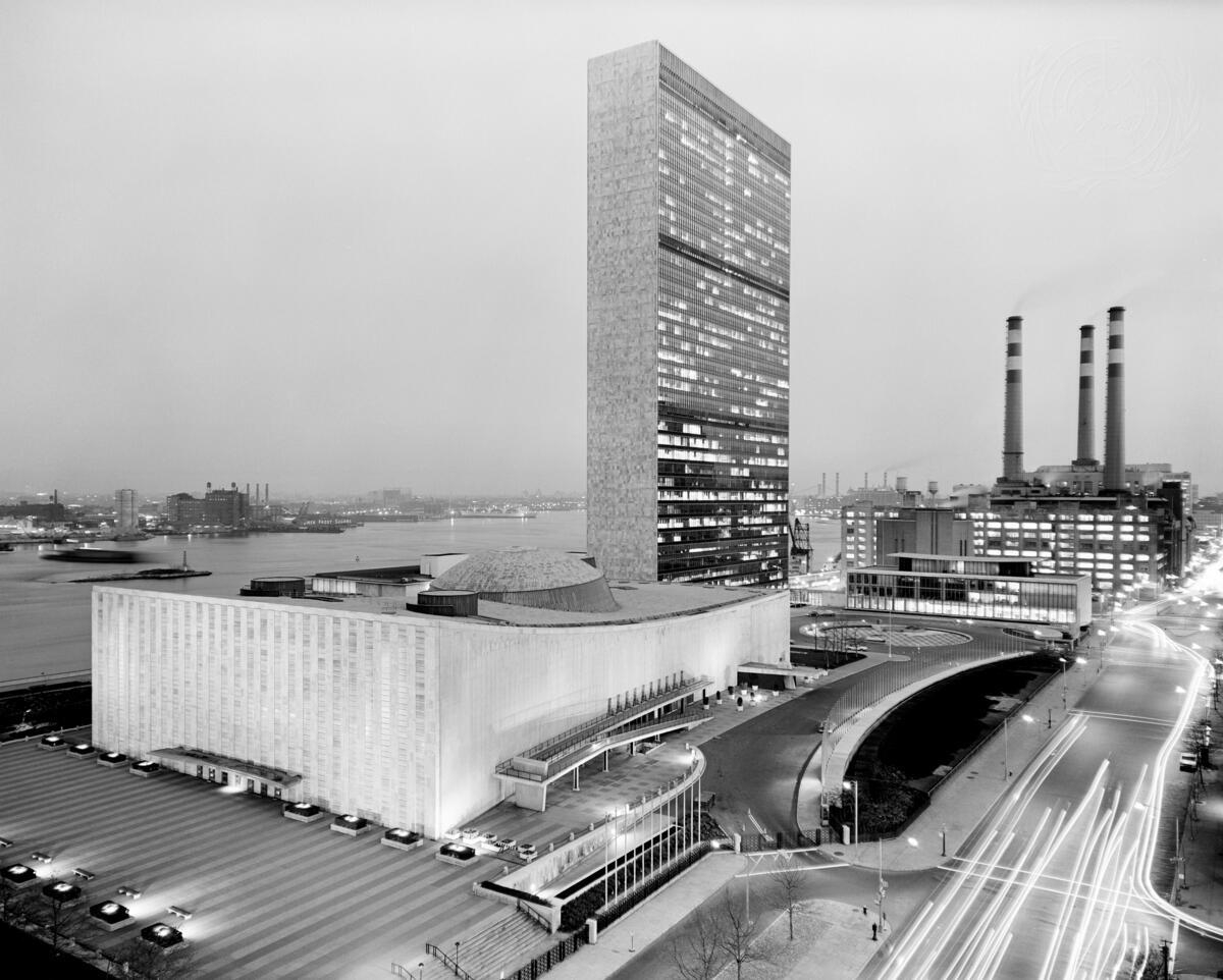 Główna siedziba Organizacji Narodów Zjednoczonych w Nowym Jorku, 1964 (UN Photo)