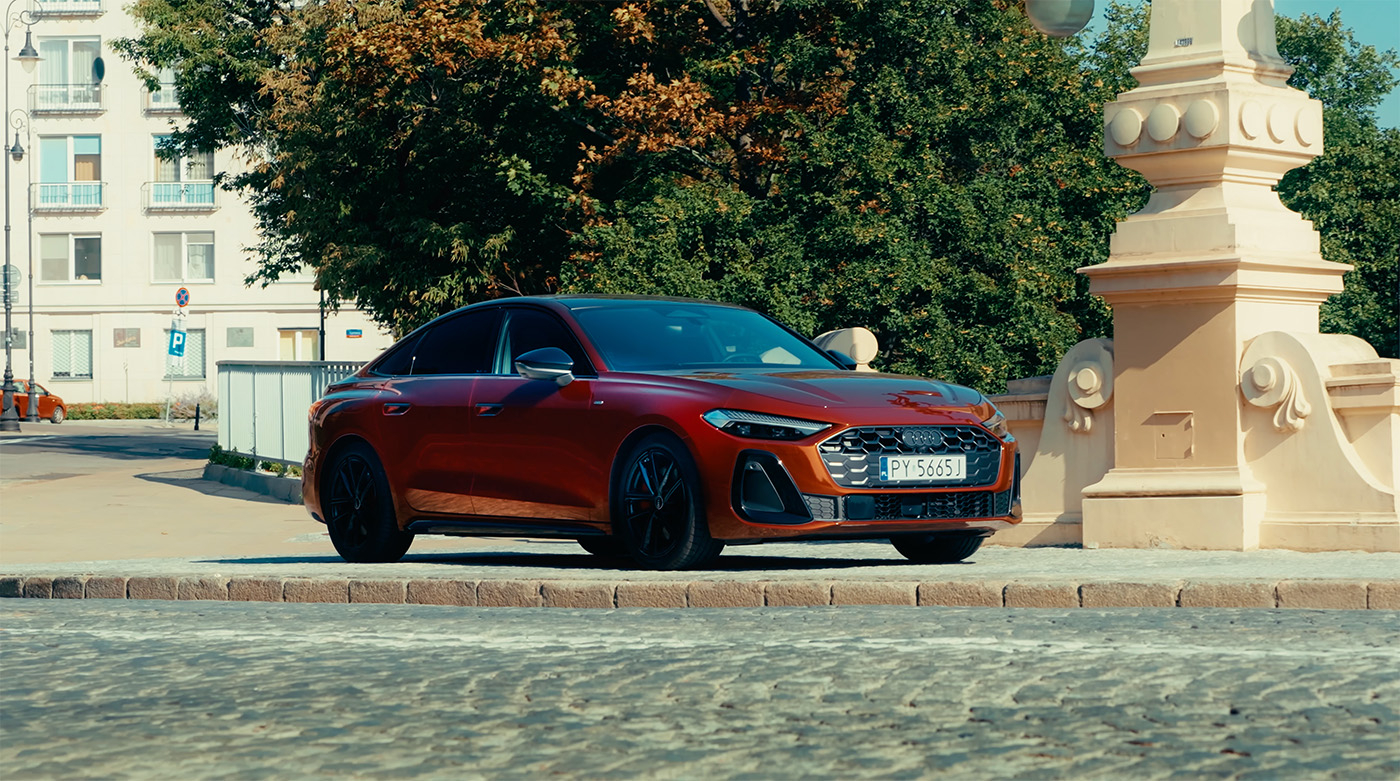 Audi A5 e-hybrid. (Fot. Bartek Zwiefka)