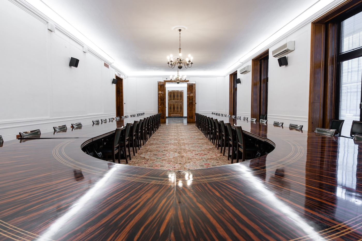 Sala w Centrum Bankowo-Finansowym „Nowy Świat”. 