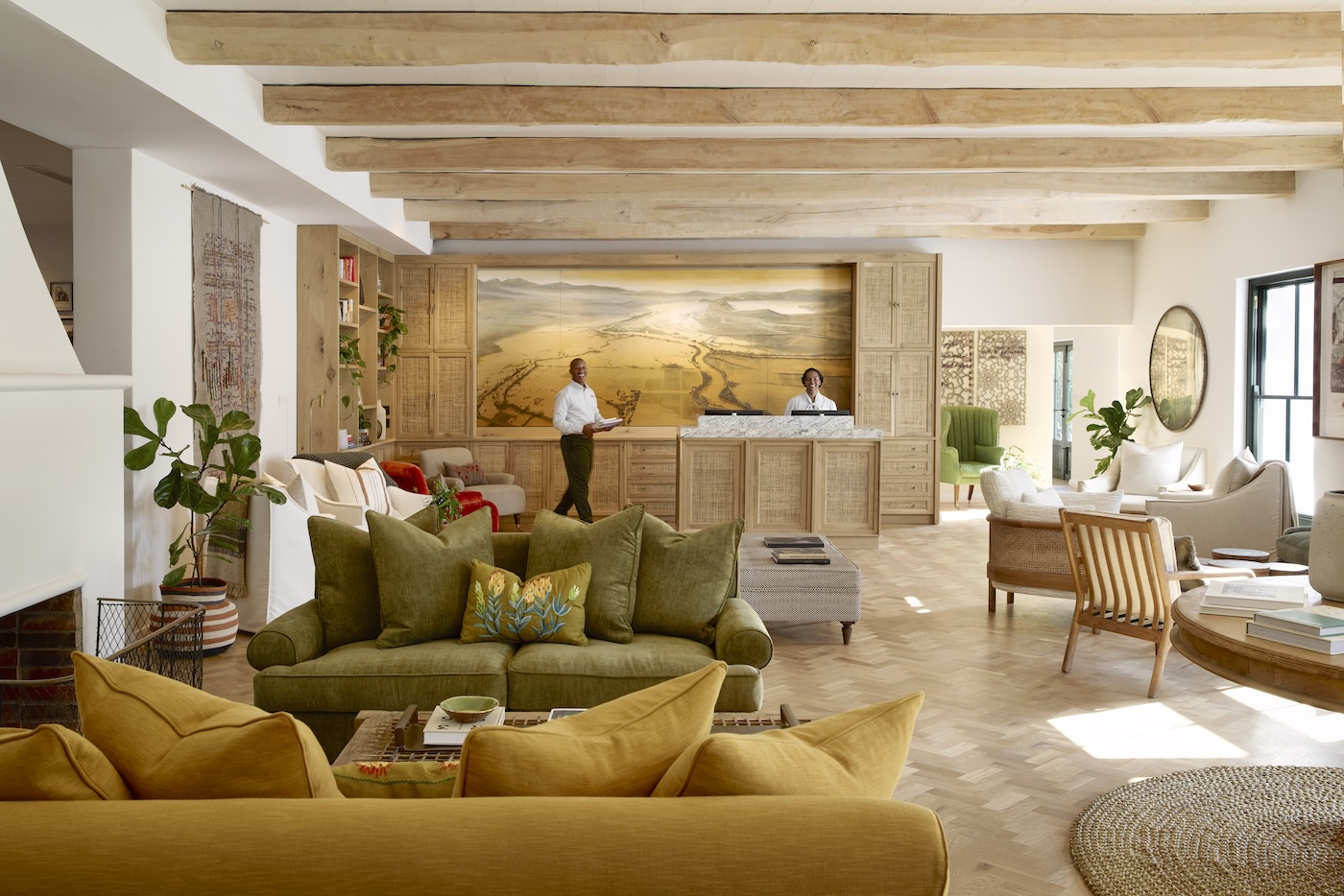 Lobby hotelu Spier.