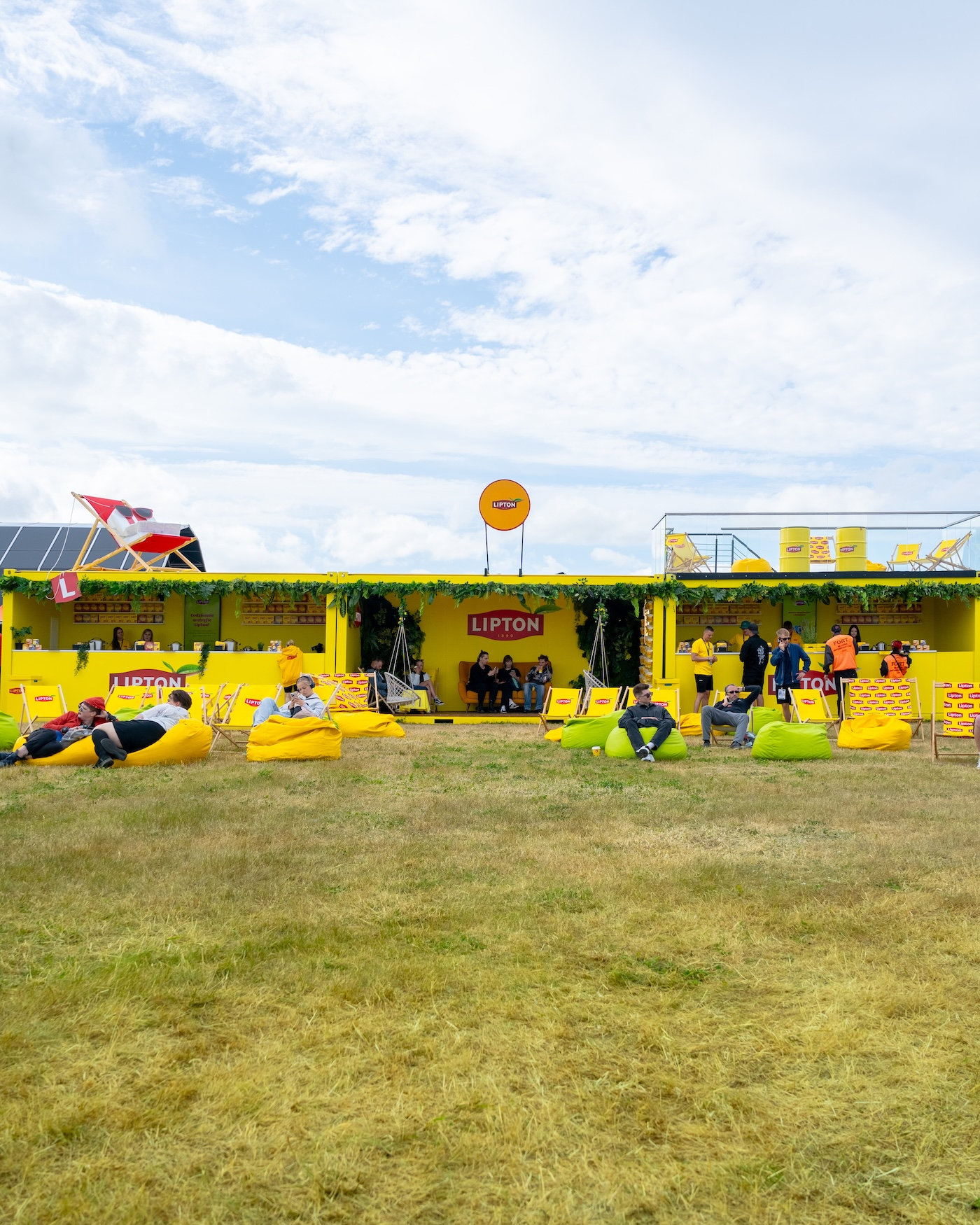 Strefa marki Lipton podczas Open’er Festival 2025.