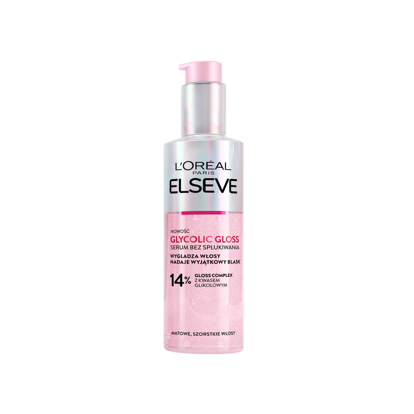 Serum bez spłukiwania Elseve Glycolic Gloss. 