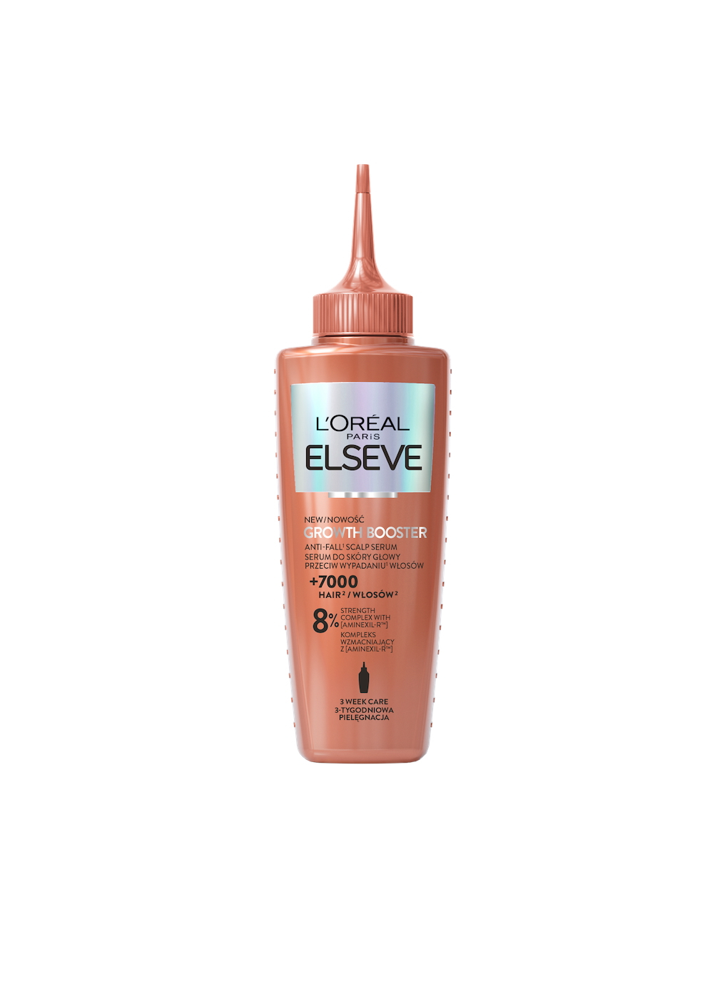 L’Oréal Paris Elseve Growth Booster serum do skóry głowy przeciw wypadaniu włosów.