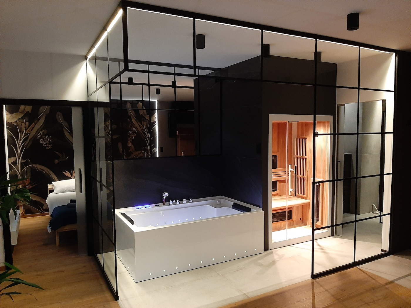 Wnętrza Relax Apartment Spa.