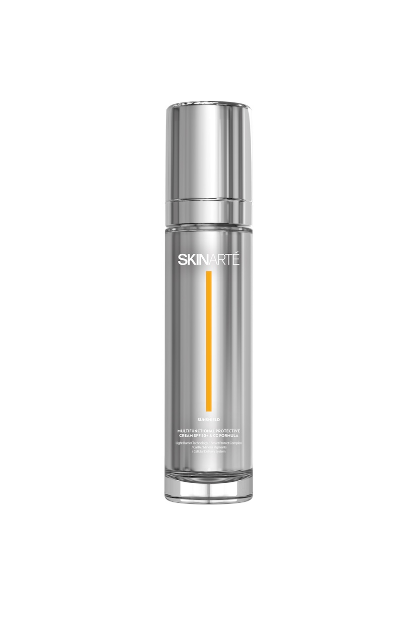 Multifunkcyjny krem ochronny SPF50+ CC Skinarté Sunshield.