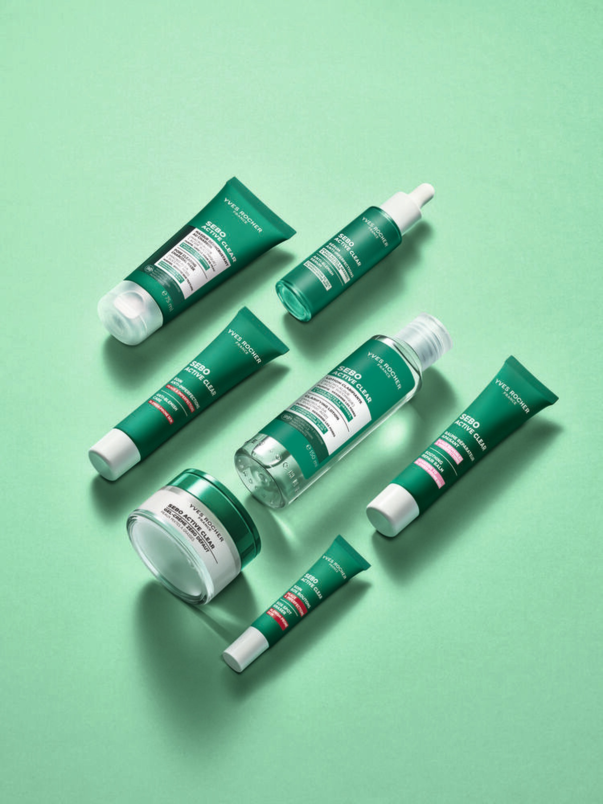 Kosmetyki z linii Sebo Active Clear marki Yves Rocher.