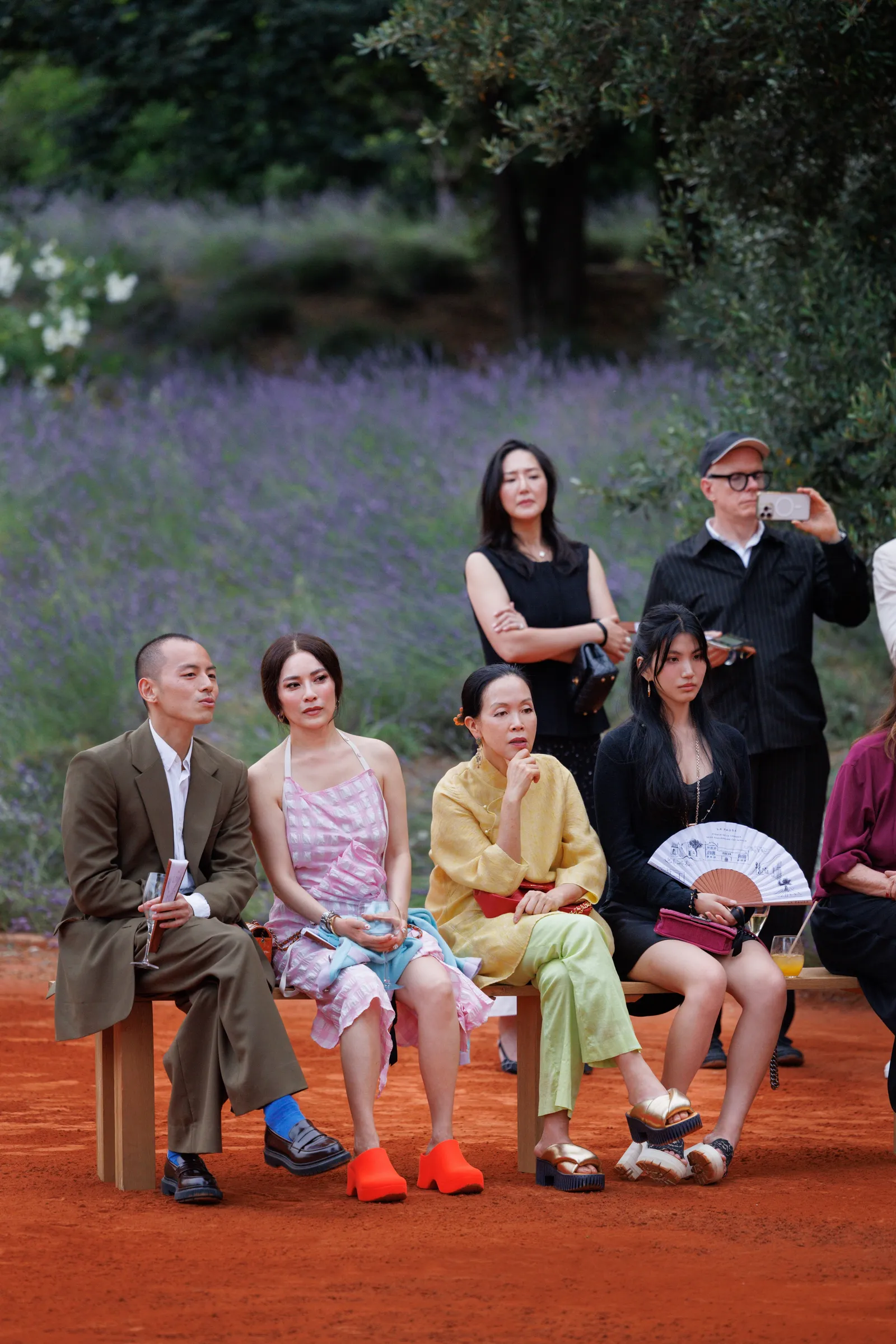 Alvin Li, Anicka Yi, Minjung Kim, Ji Hu Lee i Hans Ulrich Obrist.(Fot. German Larkin)