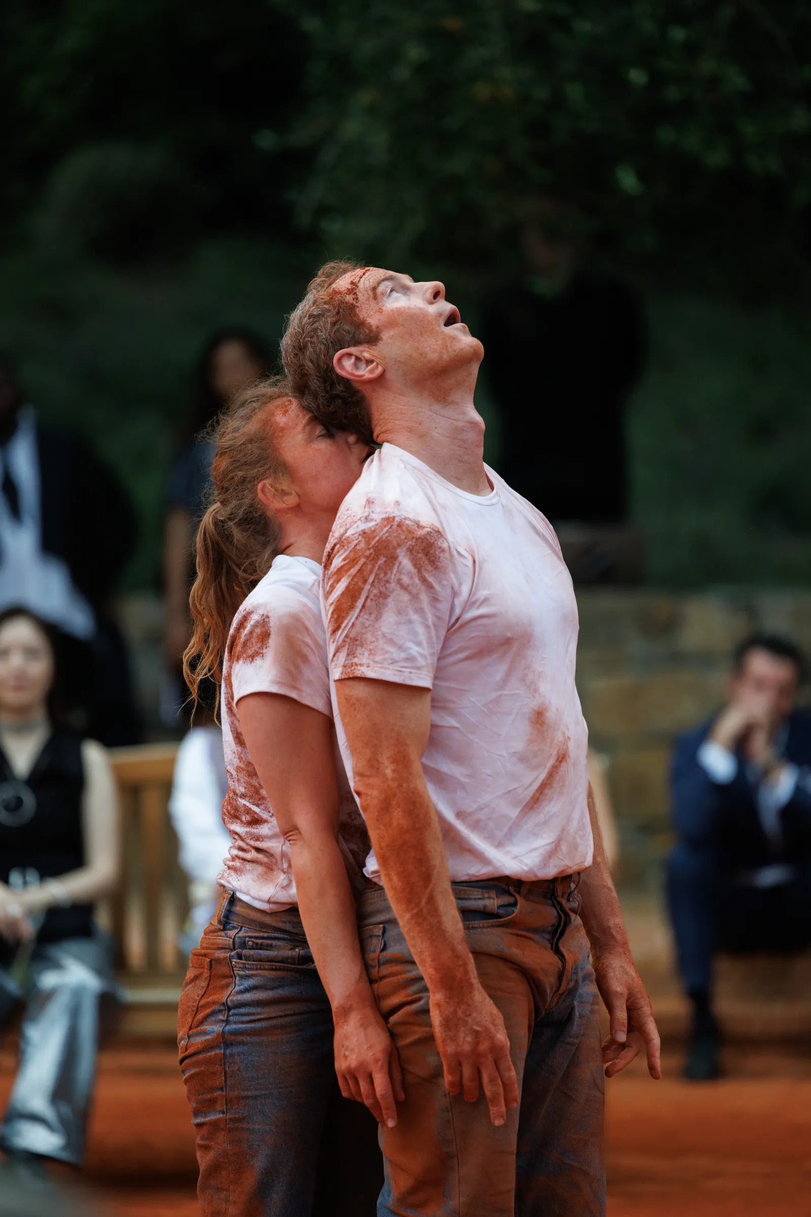 Boris Charmatz, ustępujący dyrektor artystyczny Tanztheater Wuppertal Pina Bausch, przedstawił fragment „Herses, Duo” z Johanną Lenke (Fot. German Larkin)