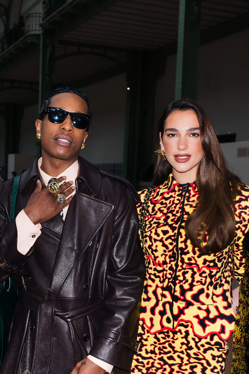 A$AP Rocky  i Dua Lipa na pokazie Chanel haute couture wiosna-lato 2026 