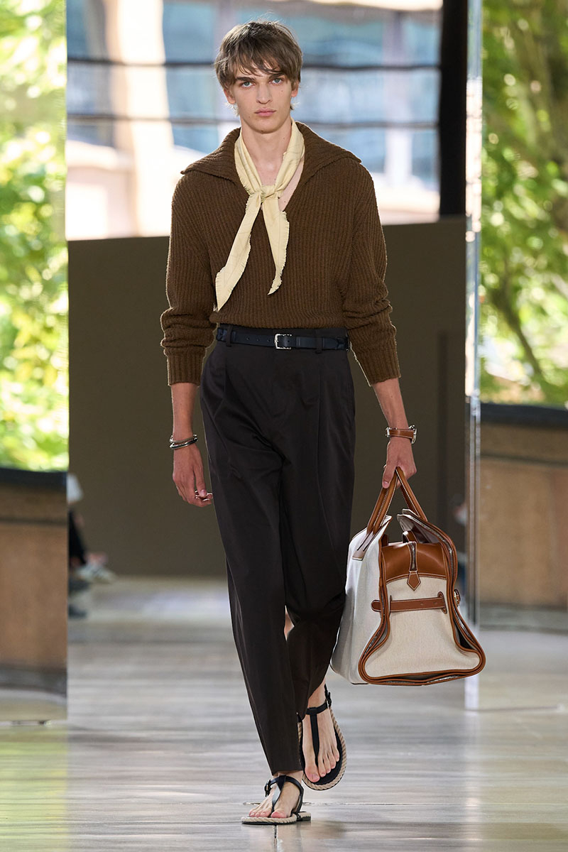 Hermès Menswear wiosna-latp 2026 (Fot. Spotlight. Launchmetrics / Agencja FREE)