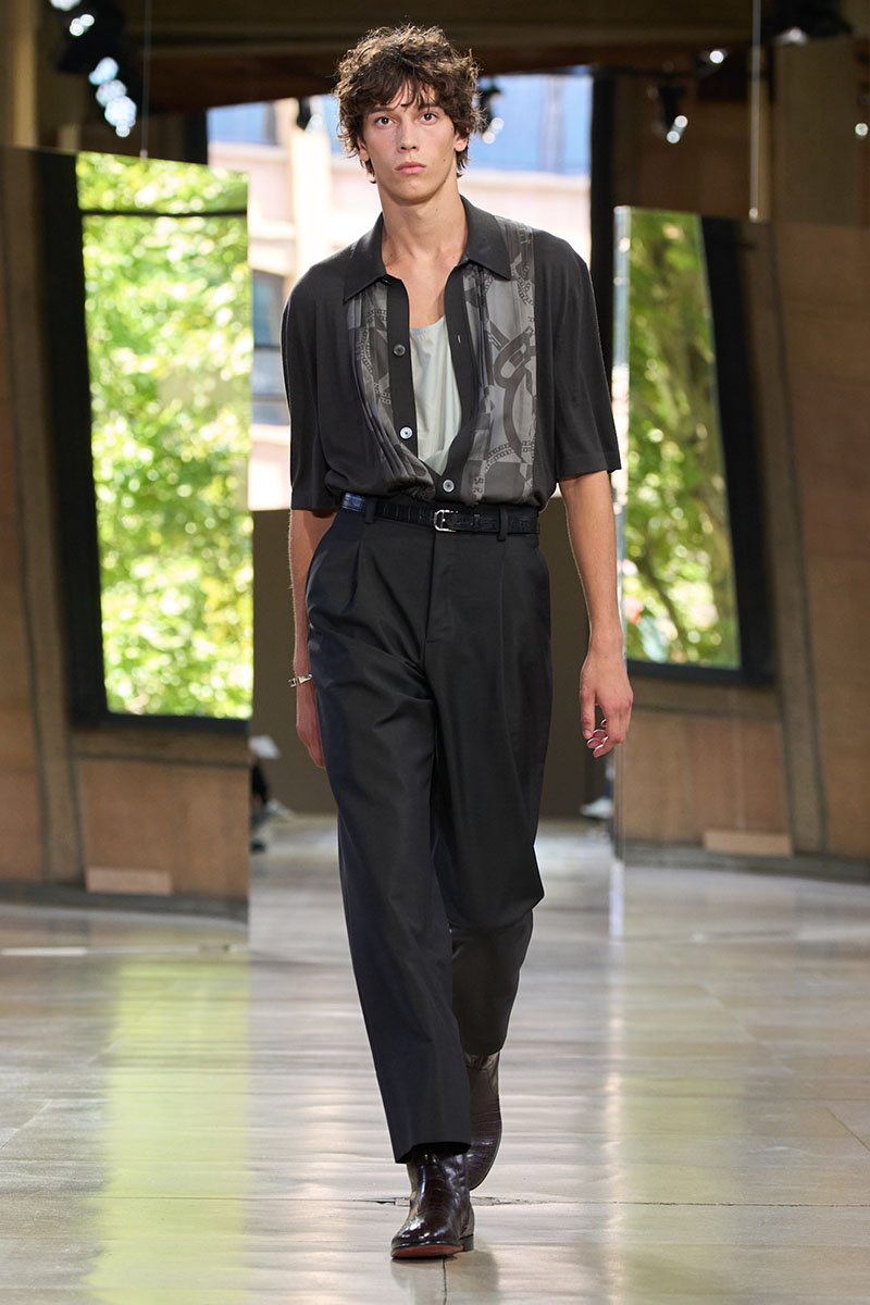 Hermès Menswear wiosna-latp 2026 (Fot. Spotlight. Launchmetrics / Agencja FREE)