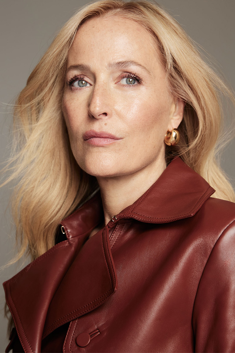Gillian Anderson w sesji zdjęciowej do październikowego wydania „Vogue Polska” (Fot. Alexi Lubomirski)