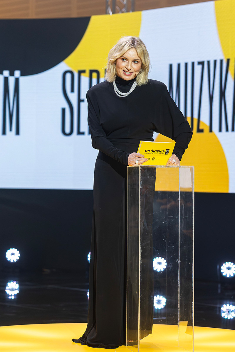 Katarzyna Janowska jak co roku poprowadziła galę O!lśnień (Fot. Materiały prasowe)