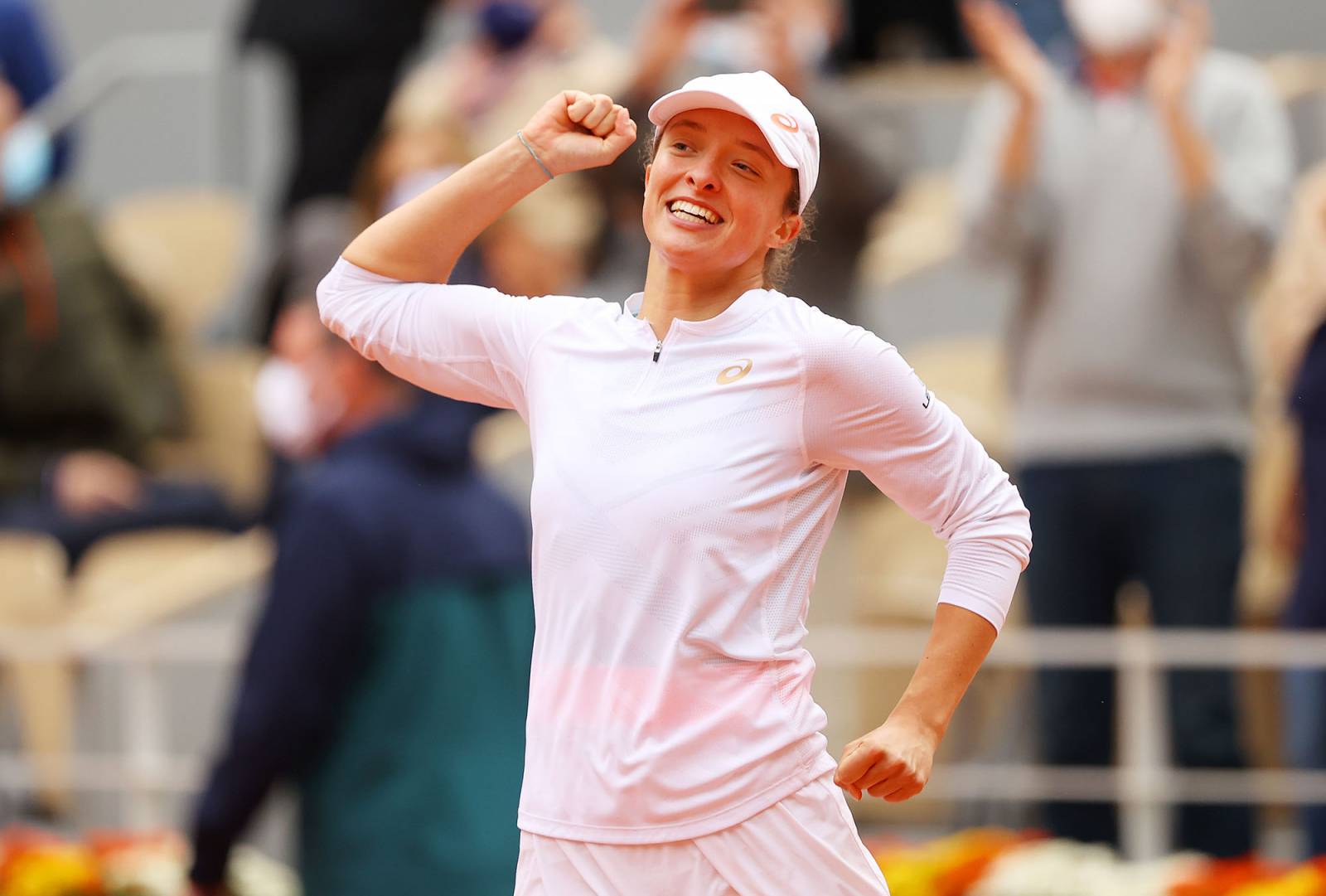 Iga Świątek podczas finału French Open 2020 (Fot. Getty Images)