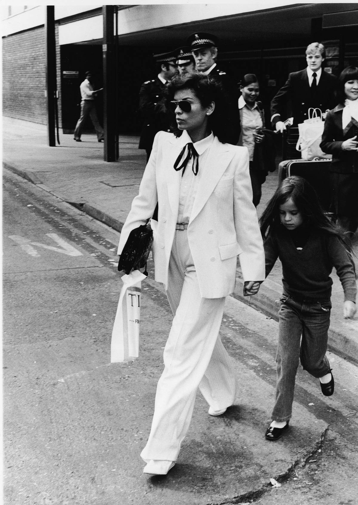 Bianca Jagger w Londynie, 1979 rok