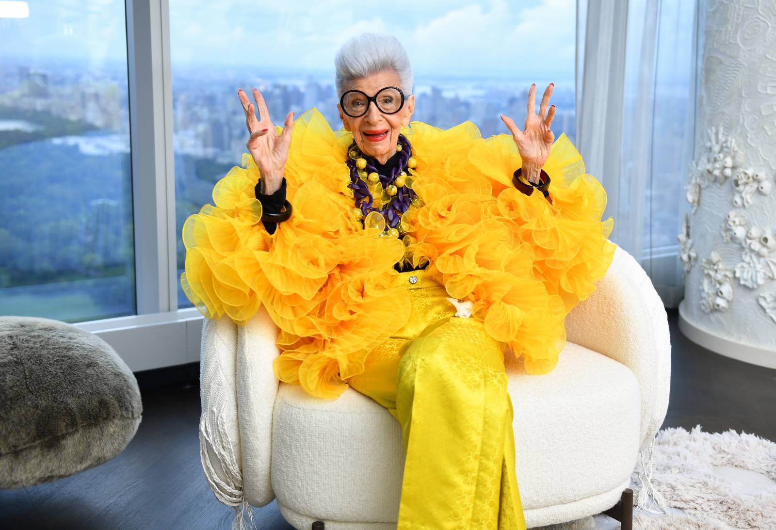 Iris Apfel / Fot. Noam Galai / Stringer, Getty Images