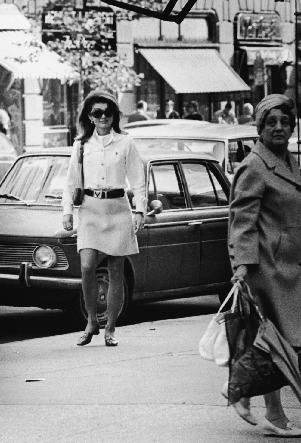 Jackie Onassis z torebką Gucci (Fot. Getty Images)