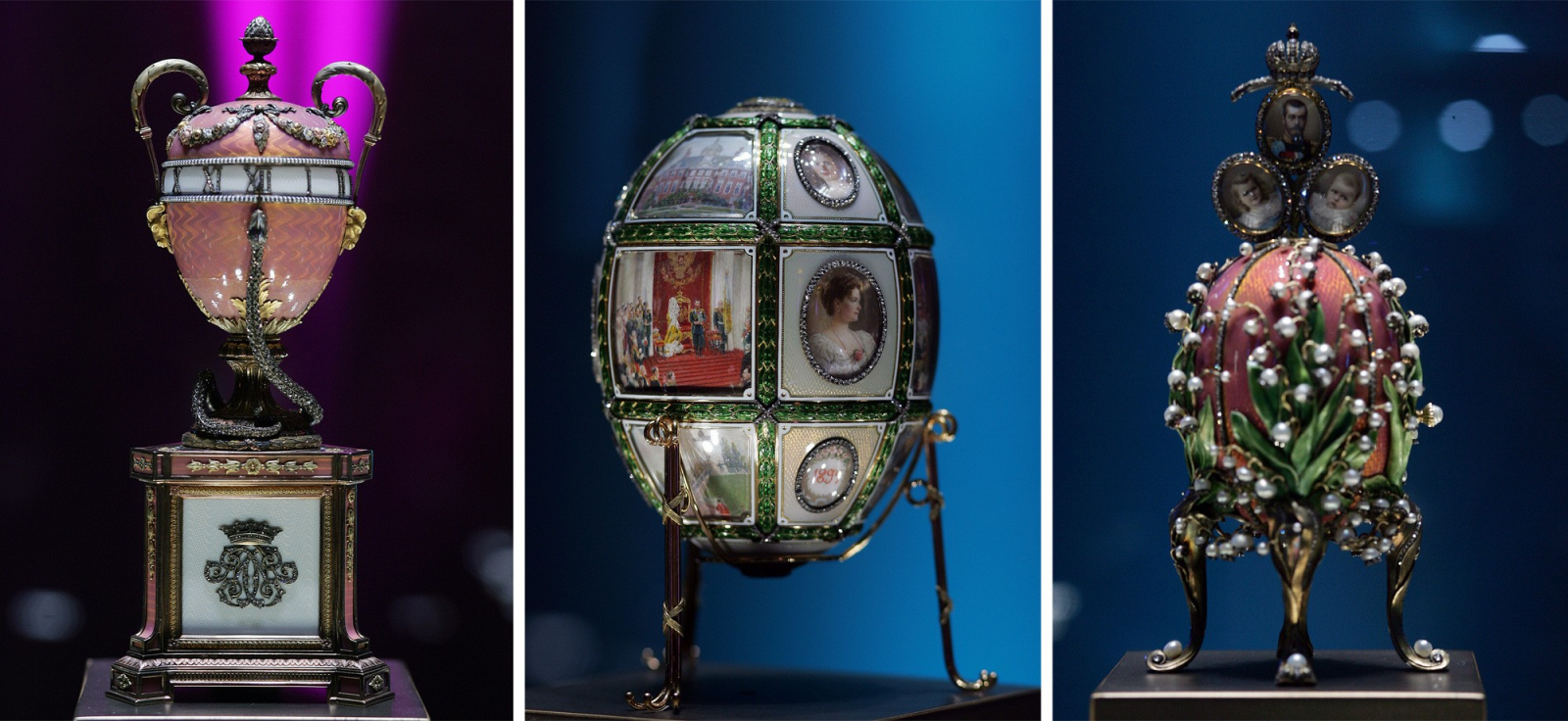 Jajko Faberge (Fot. MARKUS SCHREIBER, Associated Press, EAST NEWS)