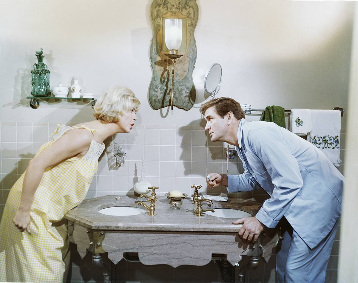 Doris Day i Rod Taylor w filmie Nie przeszkadzać (Fot. Camerique/Getty Images)