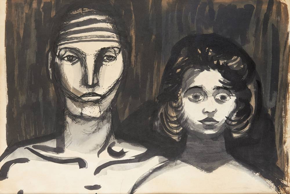 Andrzej Wróblewski, „Para”, Starak Collection (© Fundacja Andrzeja Wróblewskiego)
