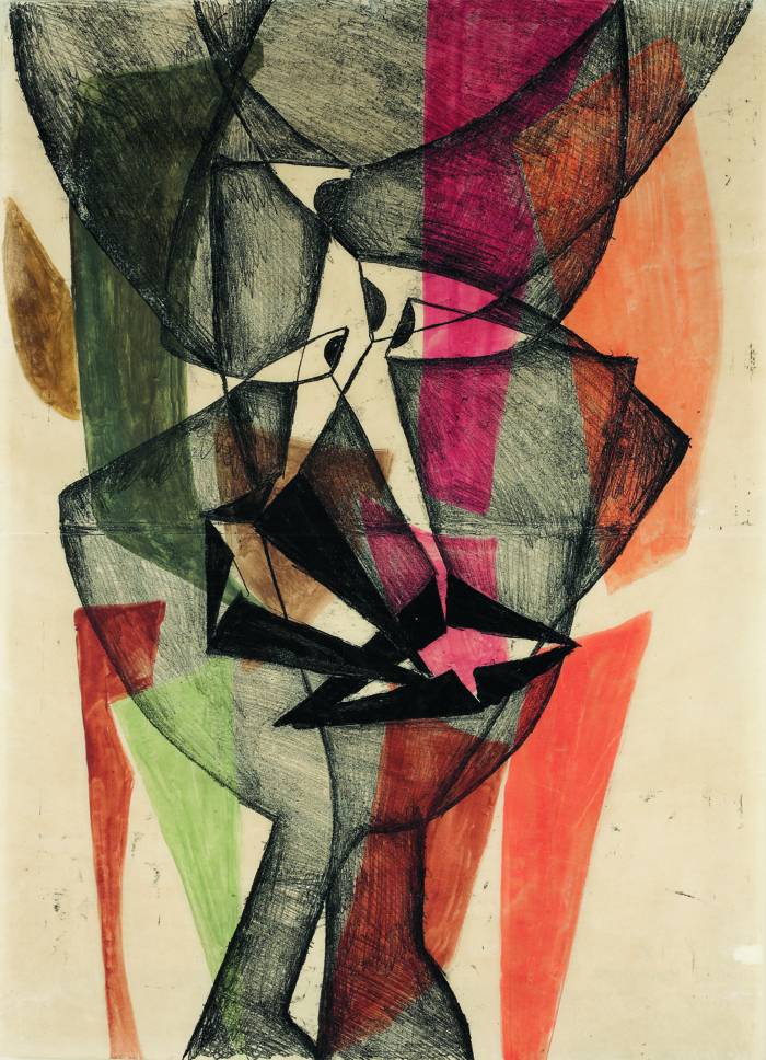 Maria Jarema,„Glowy”, 1953, Starmach Collection (© Spadkobiercy artystki)