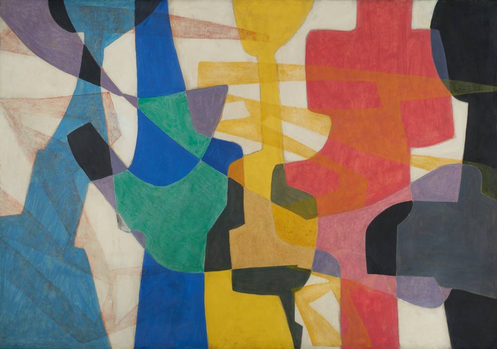 Maria Jarema, „Wyrazy”, 1956, Starak Collection (© Spadkobiercy artystki)
