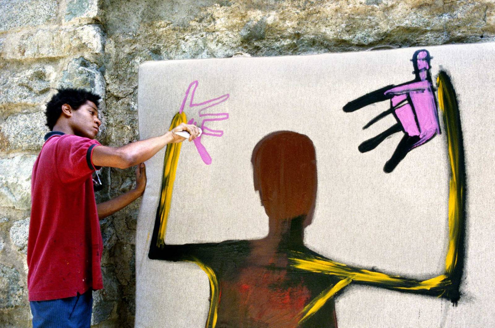 Jean-Michel Basquiat (Fot. Getty Images)