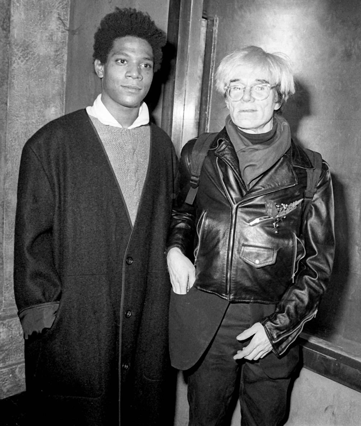 Jean-Michel Basquiat i Andy Warhol (Fot. Getty Images)