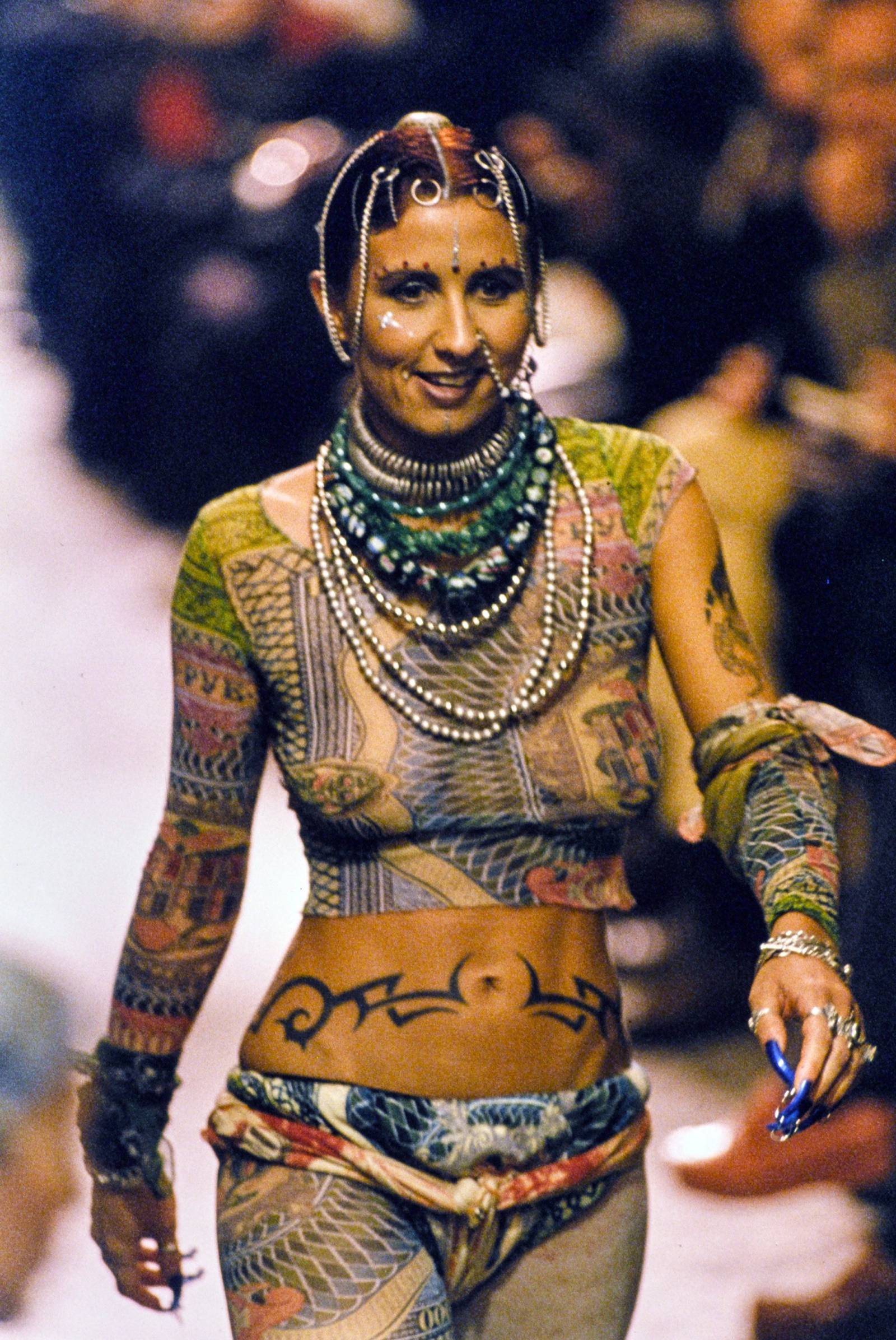 Jean Paul Gaultier, collection Les Tatouages s/s 1994 /(Fot. Patrice Stable)