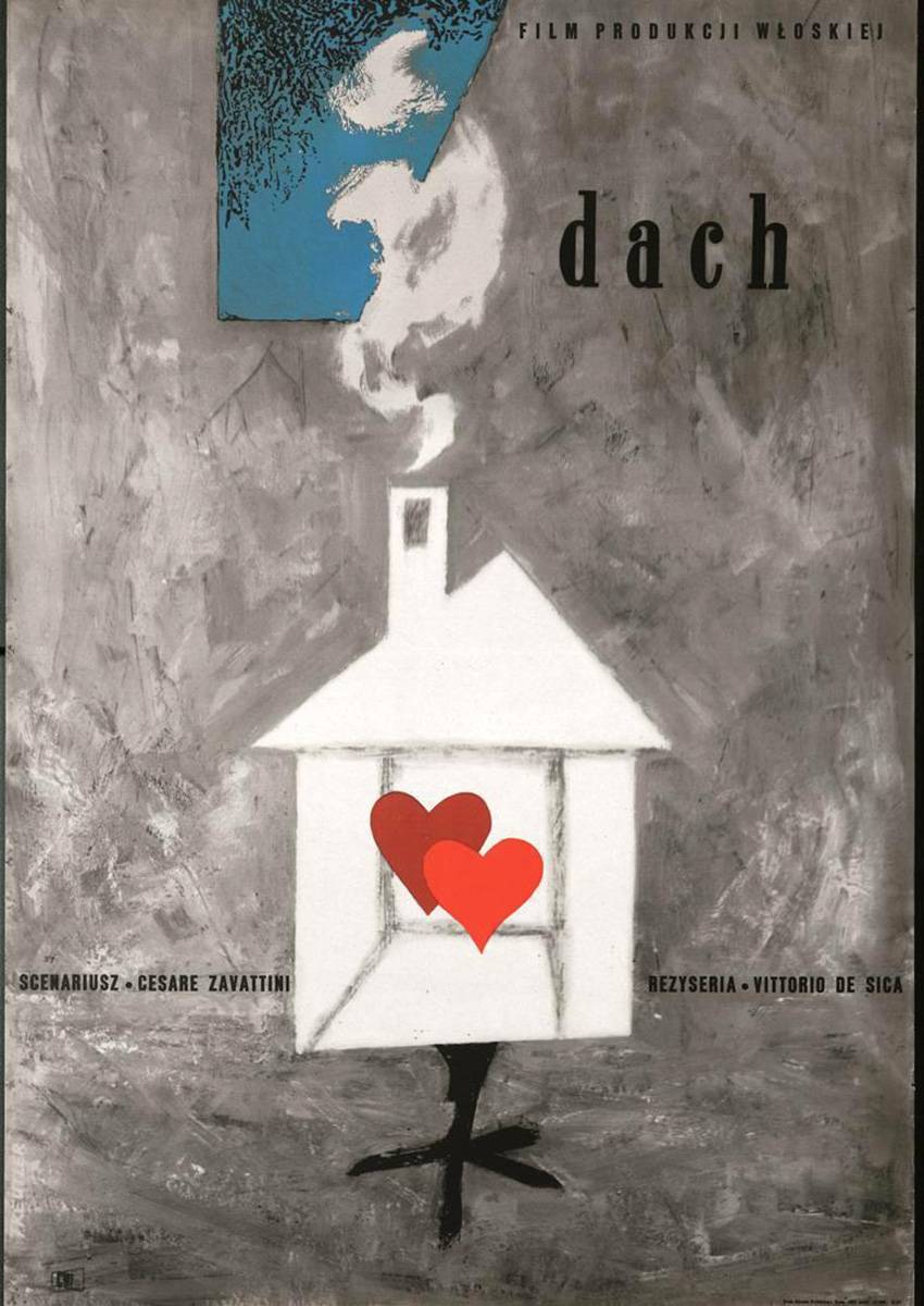 Plakat do filmu Dach (Ilustracja Jerzy Treutler)